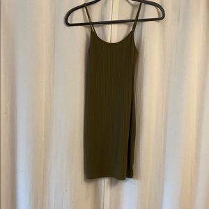 ribbed body-con dress